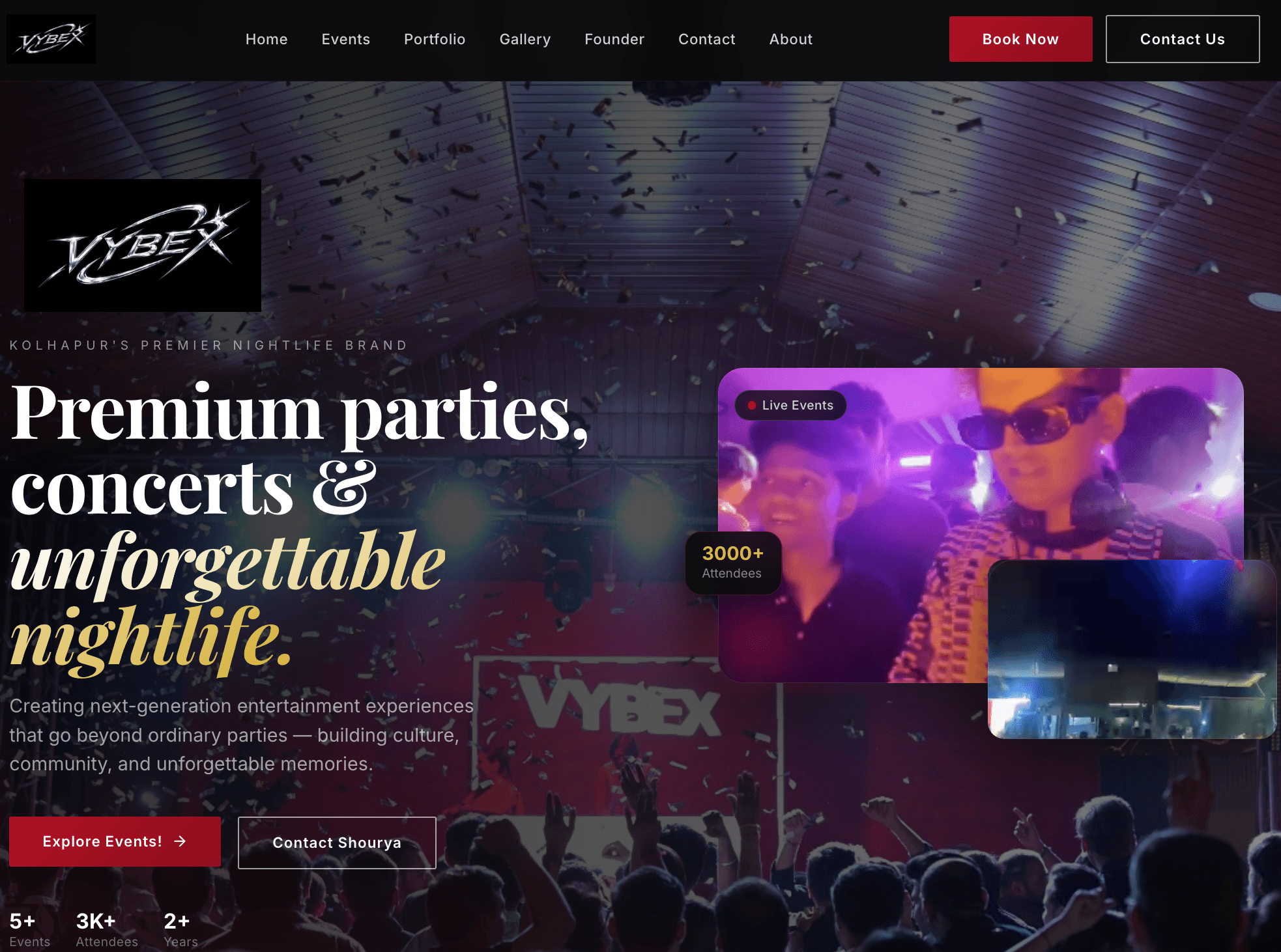 VYBEX Public Website